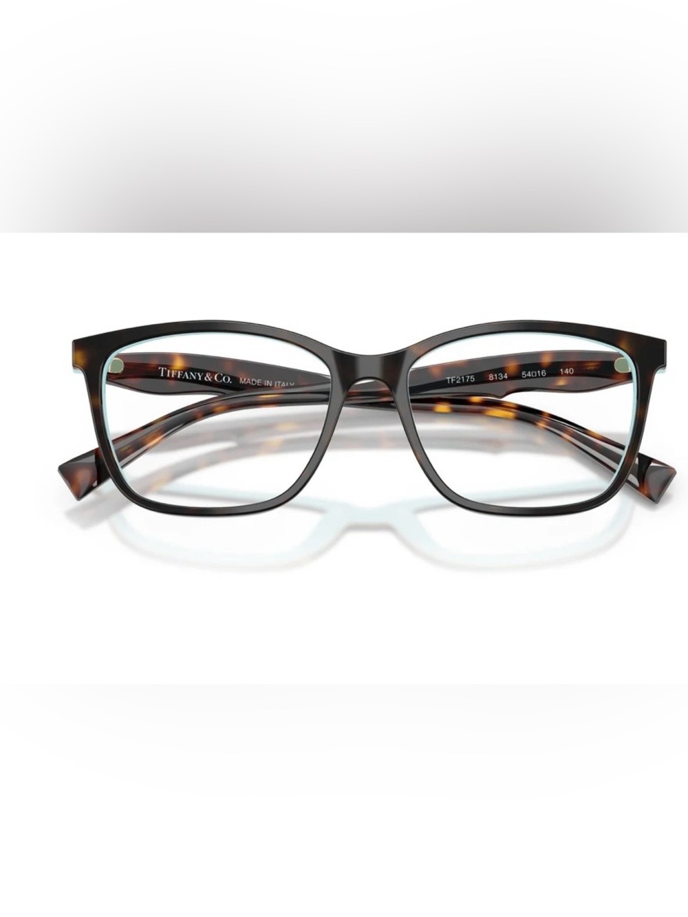 Tiffany & Co. Eyeglasses Women's TF2175 8134 Havana/Tiffany Blue